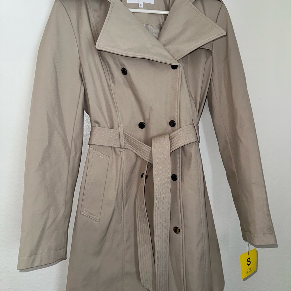 Calvin Klein Tan Trench Coat